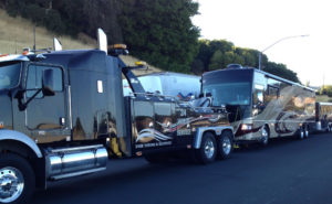 RV being towed. Does not have double alternator. 